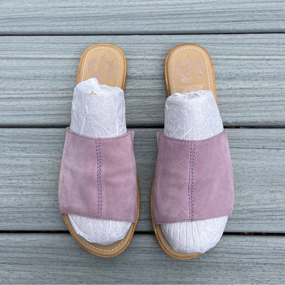 Sorel Ella Block Slide in Shale Mauve - Picture 6 of 8